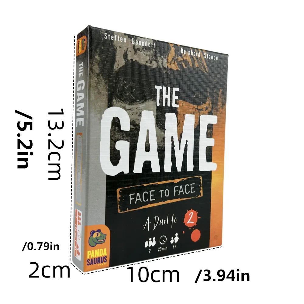 The Game: Face to Face Kaarten Bordspel Deck Leuk Competitief voor koppels, vrienden en familie