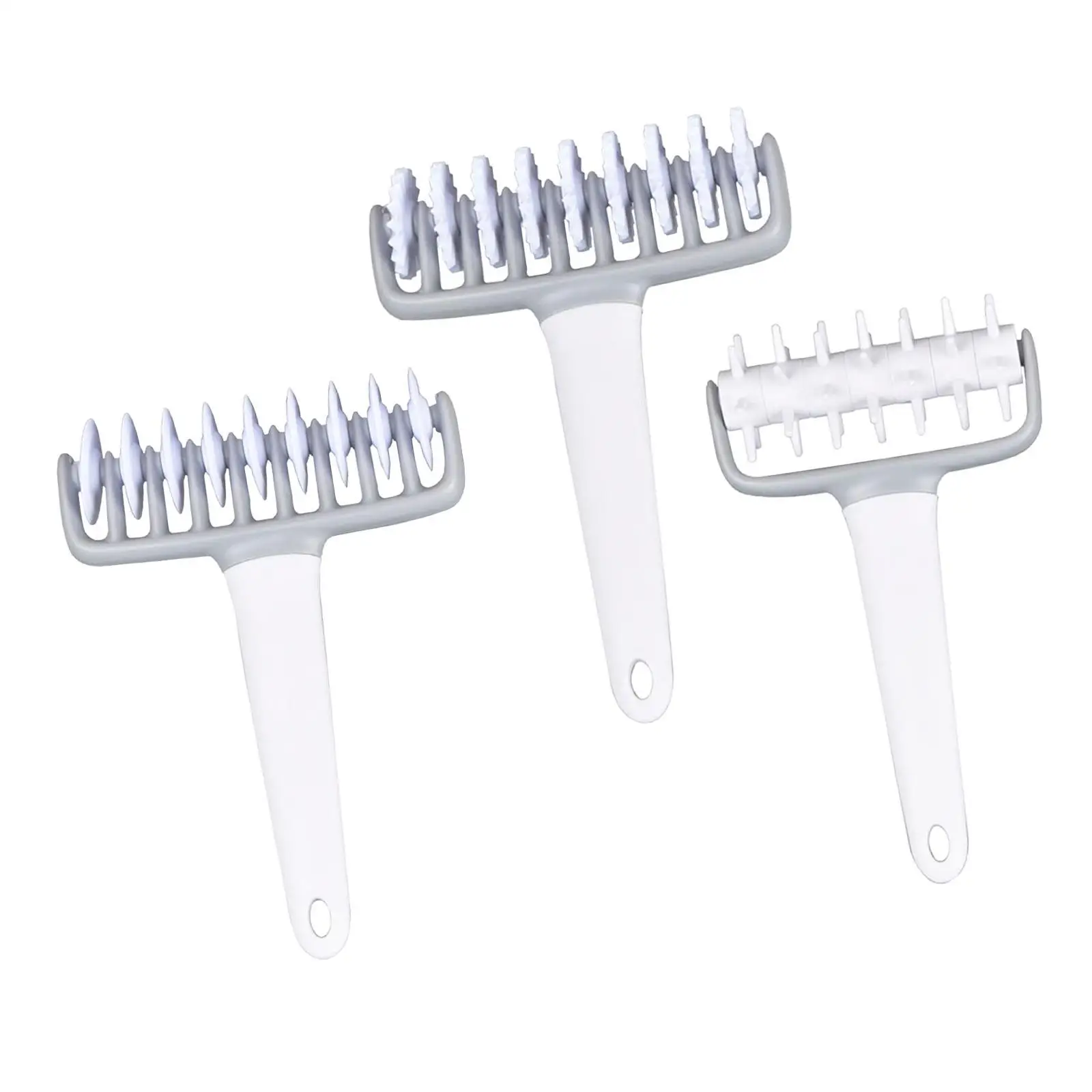 Pastry Tool Dough Holes Maker Needle Roller with Handle Pizza Dough Rollers Docker Pizza Roller for Cookie Flatbread Sandwich