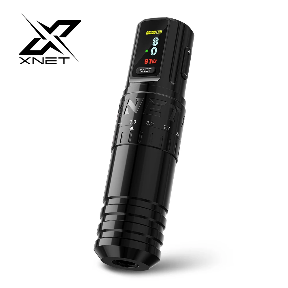 

XNET Vipera Wireless Tattoo Machine Rotaty Pen 7 Adjustable Stroke 2.4-4.2mm OLED Display 2400mAh Battery For Tattoo Artists