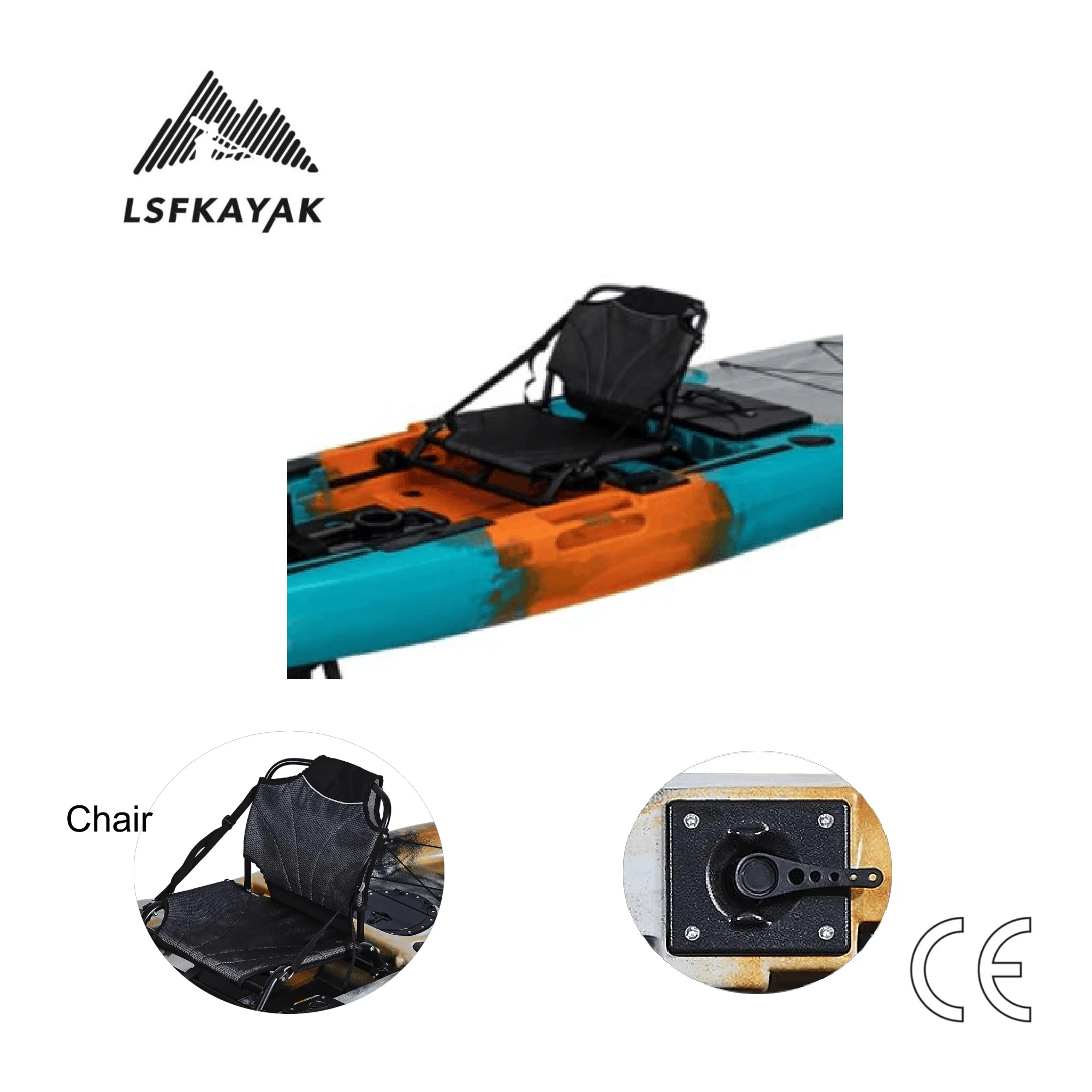 Mirage Propel 12ft PRO Pedal Drive Fishing Kayak With Propeller Drive For Single Sea Fishing 160kg Capacity HDPE Material