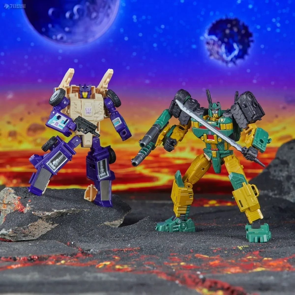 In Stock Takara Tomy Transformers Legacy United Doom'n Destruction Collection Decepticon Bludgeon & Rukus Action Figure Toy Gift