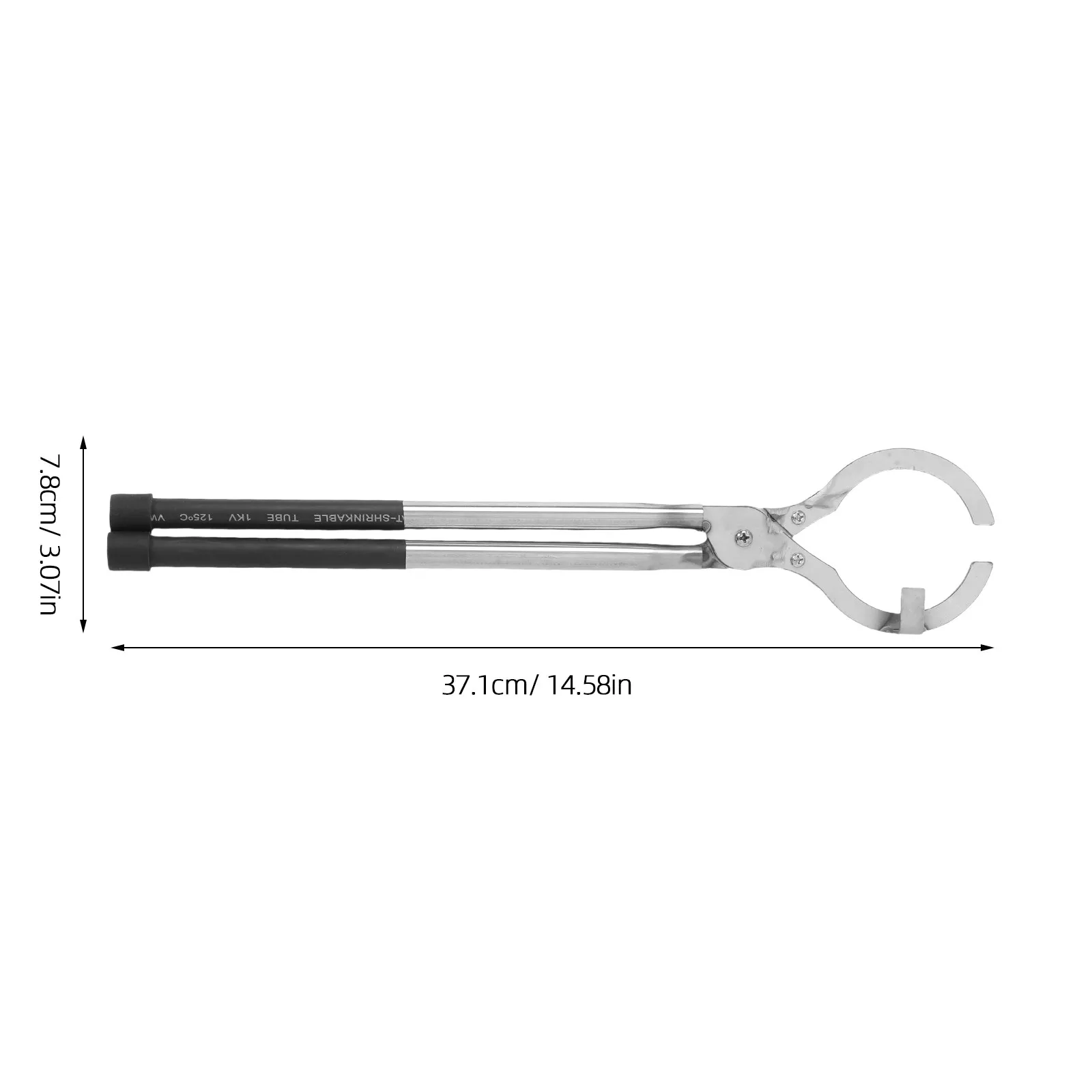 Stainless Steel Crucible Tongs for Melting Gold Silver Lab Foundry Equipment Heatproof Jewelry Making Smelting Accessories