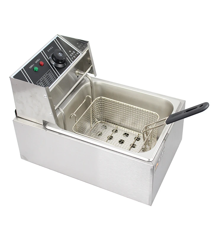 1-tank 1-basket Top Selling Products Stainless Steel Fryer Machine French Fries For Dual Deep Fryer