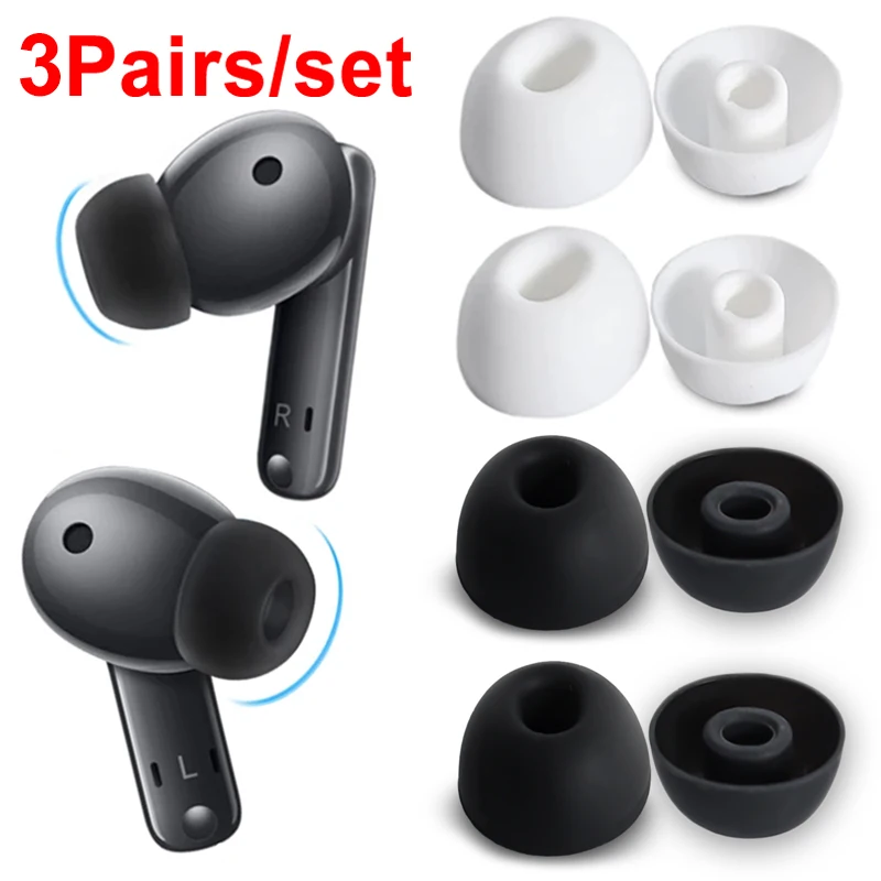 Anti-slip Silicone Earplugs Replace Ear Tip for Huawei Freebuds 4i/5i Wireless Headphone Sound Insulation Ear Pads Cover Earbuds