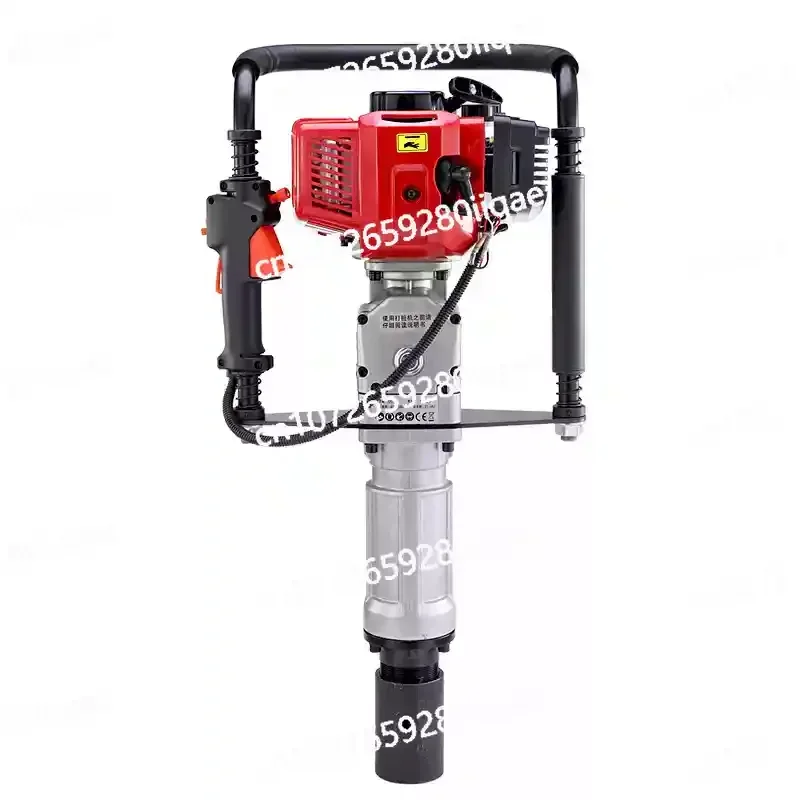 4-stroke 2-stroke Gasoline Engine Piling Machine Pile Driver Post Hammer Farm Construction Orchard Triangular Steel Pegging-out