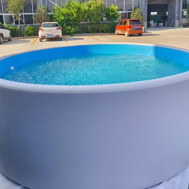 

2026 индивидуальный логотип и размер для взрослых надземный бассейн, большой семейный надувной бассейн на заднем дворе, коммерческий