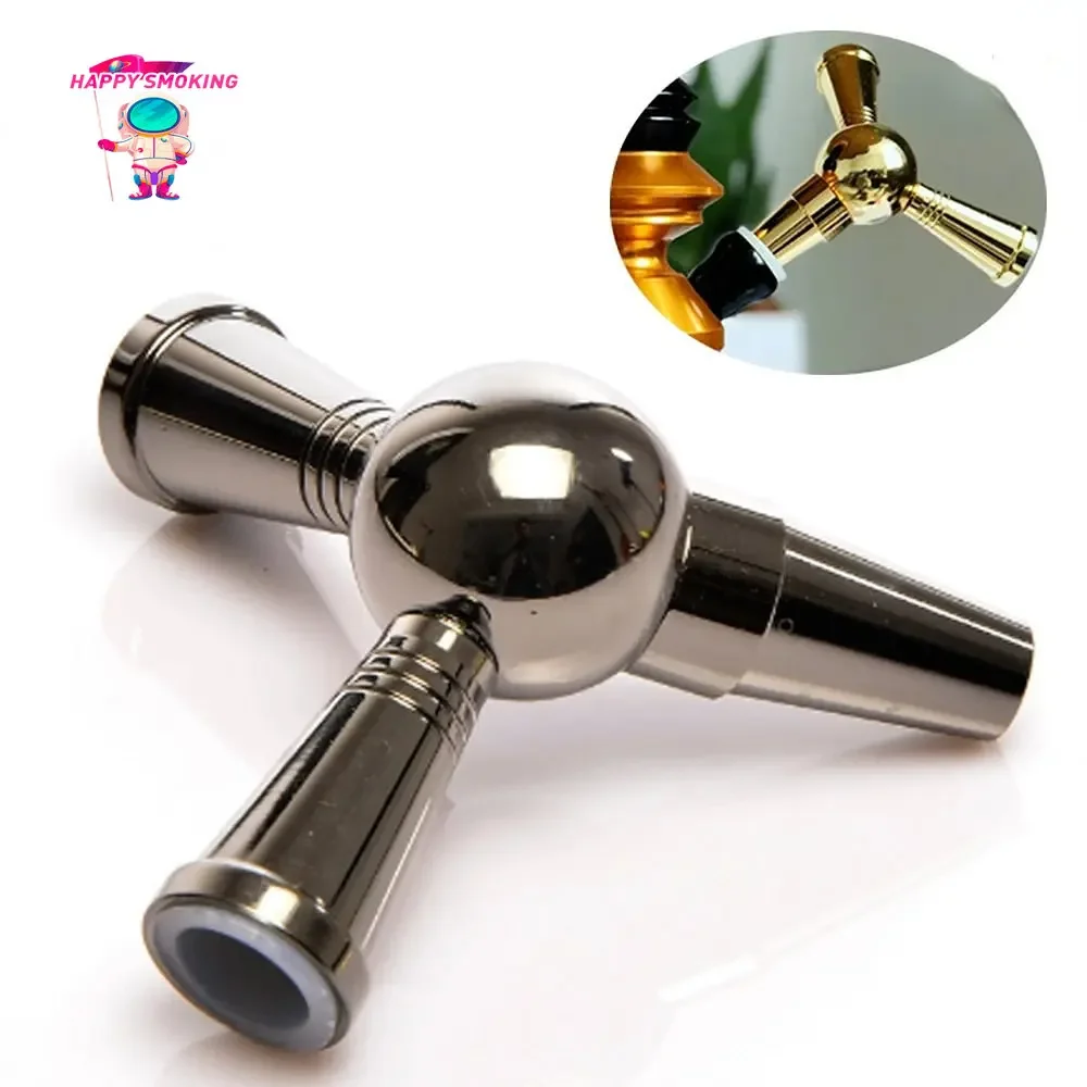 HAPPY New Shisha Hookah Hose Adapter Splitter Hose Connect Plastic One Divides Into Two Universal Shisa Smoking Accessories