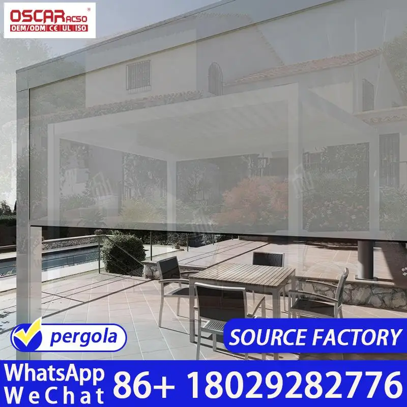 High Quality Motorized Aluminum Pergola 3X3m 14x10 for Villa Outdoor Use pergola