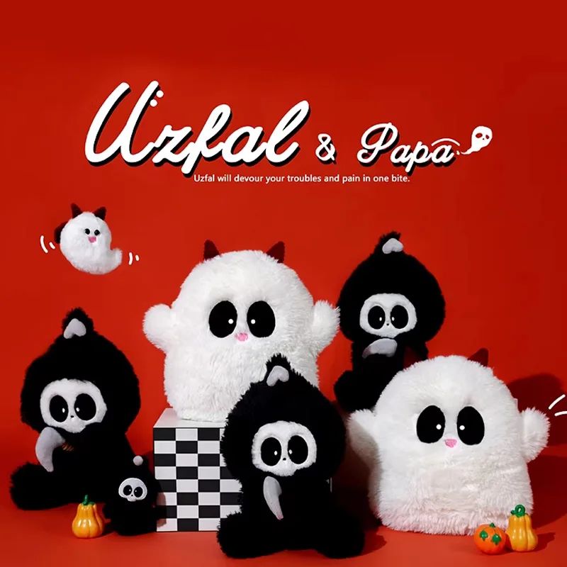 

Plush Ghost Reaper Dolls Unique Original Stuffed Animal Cute Fluffy Toy Doll Room Decoration Collection Fashion Birthday Gift