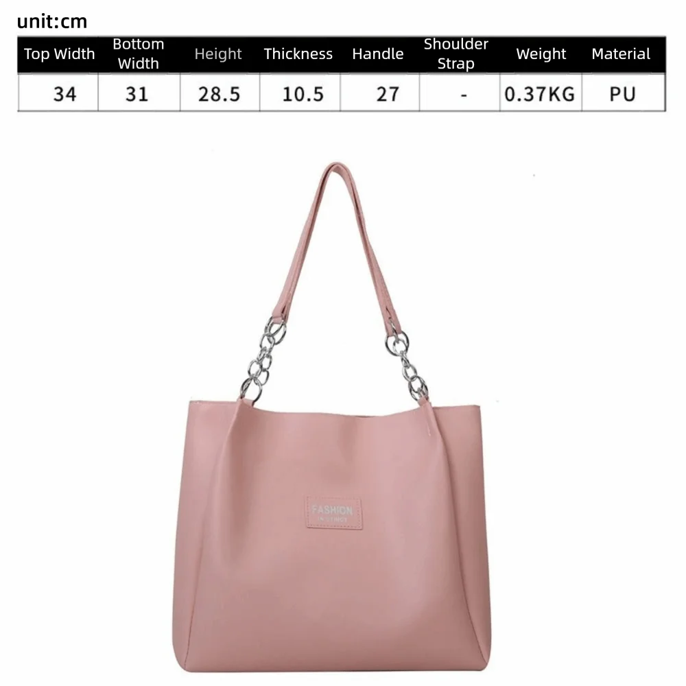 حقيبة يد جلدية PU عالية الجودة، متعددة الألوان، حقيبة كتف يدوية مريحة، سعة كبيرة، حقيبة تحت الإبط للسفر