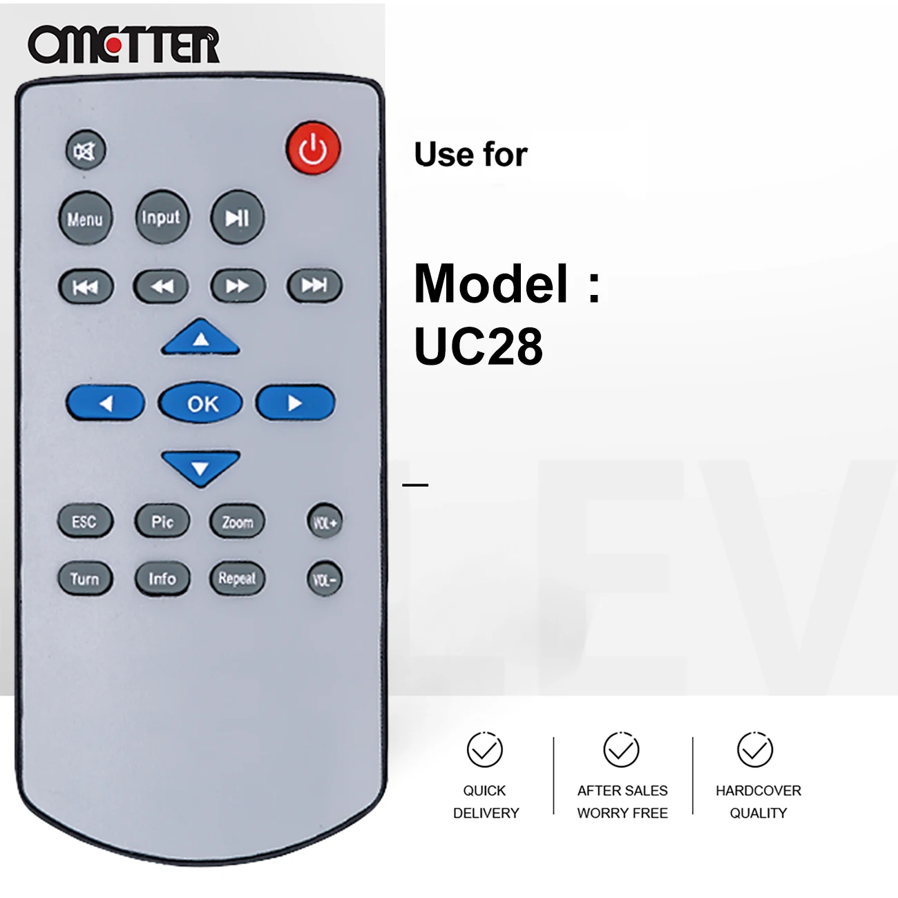 Новый пульт дистанционного управления для unic проектора uc28 uc30 uc40 uc50 uc46 uc80, пульт дистанционного управления