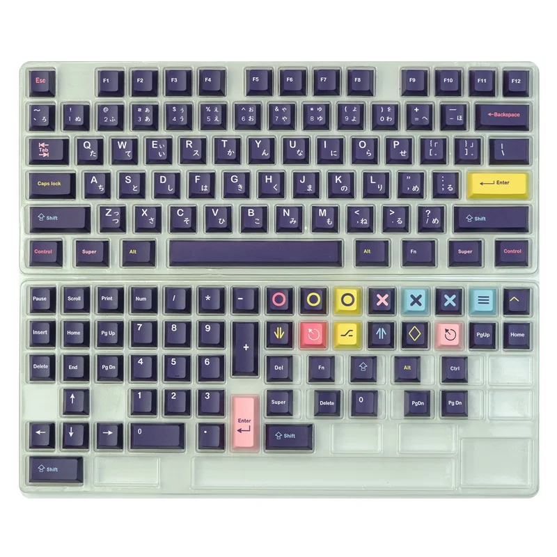 132 chaves personalizadas pbt keycaps do perfil de cereja do tema do mundo de amanhã para teclado mecânico personalize a sublimação keycap