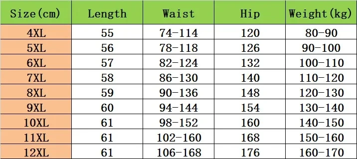 Large size 170kg men shorts summer thin Loose plus size pants cotton 10xl 11xl 12xl