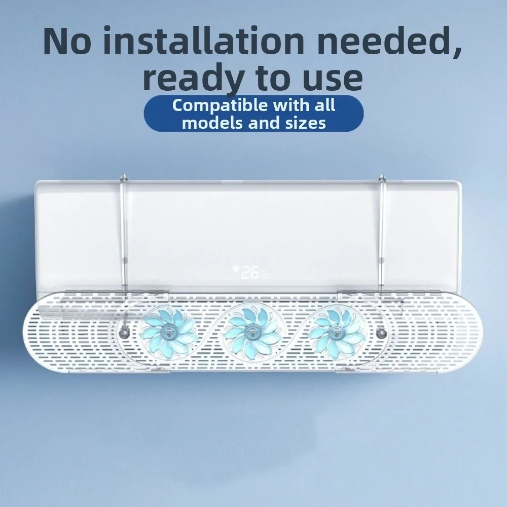 Adjustable Air Conditioner Windshield Anti Direct Blowing Expandable Air Conditioner Outlet Baffle Energy Saving Safe