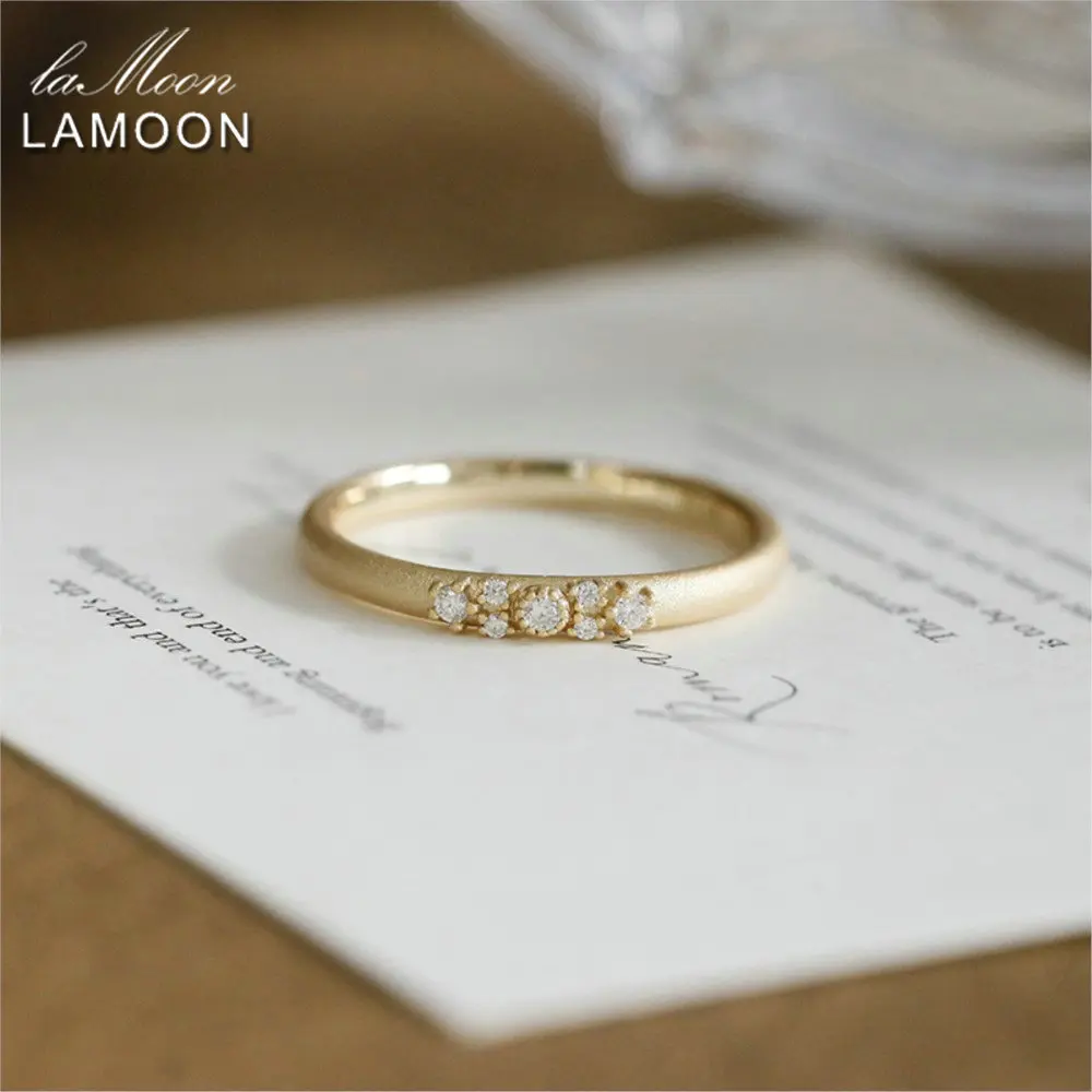 

LAMOON Простое позолоченное кольцо из стерлингового серебра 925 пробы для женщин, бижутное элегантное модное кольцо Darily Party, кольцо на суставы, ювелирные изделия