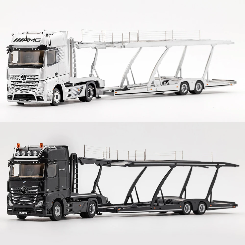 

GCD 1/64 Mercedes-Benz Actros 2, модель грузовика с несколькими подвижными структурами, литая под давлением коллекция автомобилей, игрушка для взрослых