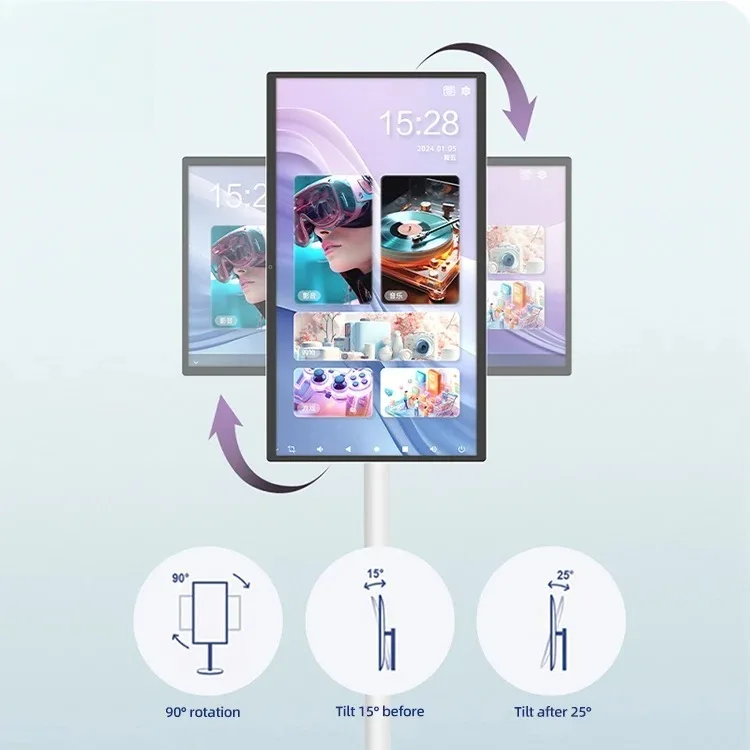 23.8 Inch Touch Screen Android Tv Wireless Portable Touch Screen Board