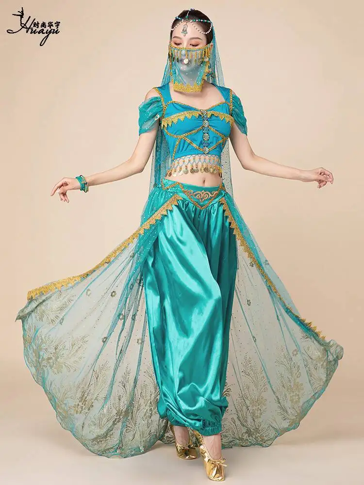 

New Indian Dance Performance Costume Princess Clothing Adult Exotic Style Dunhuang Desert Halloween Stage Performance Costume