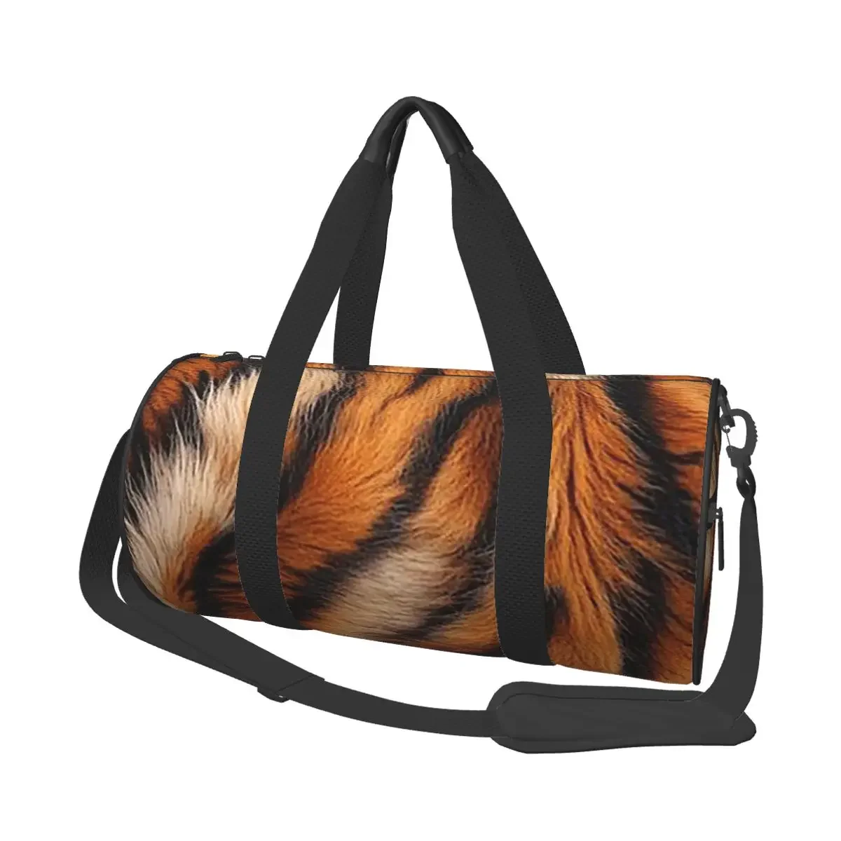 

Tiger Skin Large Duffle Gym Bag Multi-Functional Duffle Travel Bags Handbags Fitness bag