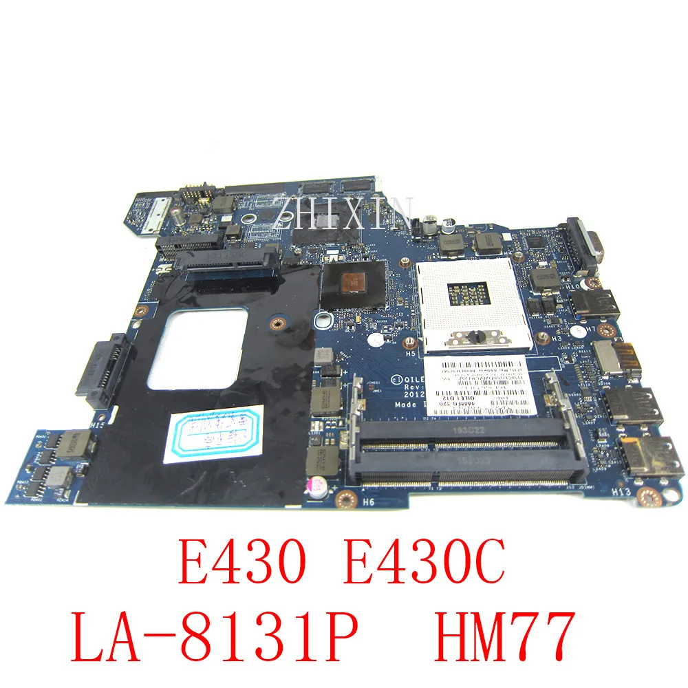 

yourui For LENOVO Thinkpad E430 E430C Laptop Motherboard 04W4019 SLJ8C N13M-GE1-B-A1 DDR3 Notebook Mainboard QILE1 LA-8131P