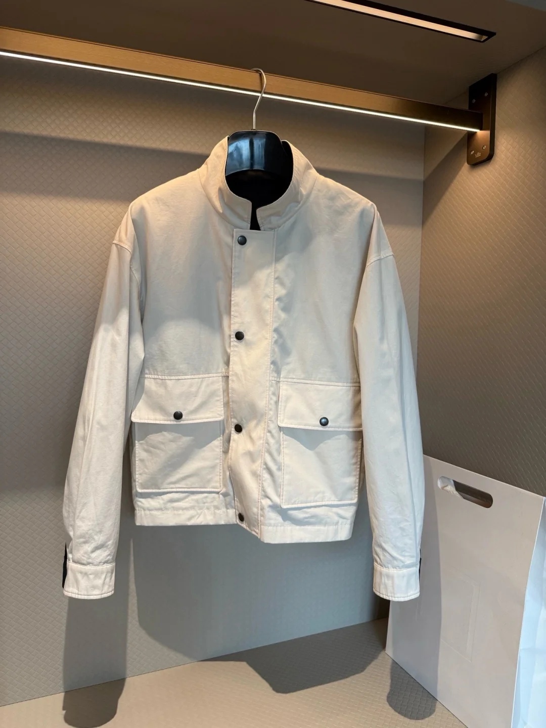 2026 New Short Jacket Top Contrasting Double-Sided Windproof Jacket High-Quality Pure Cotton Material Casual Commuting