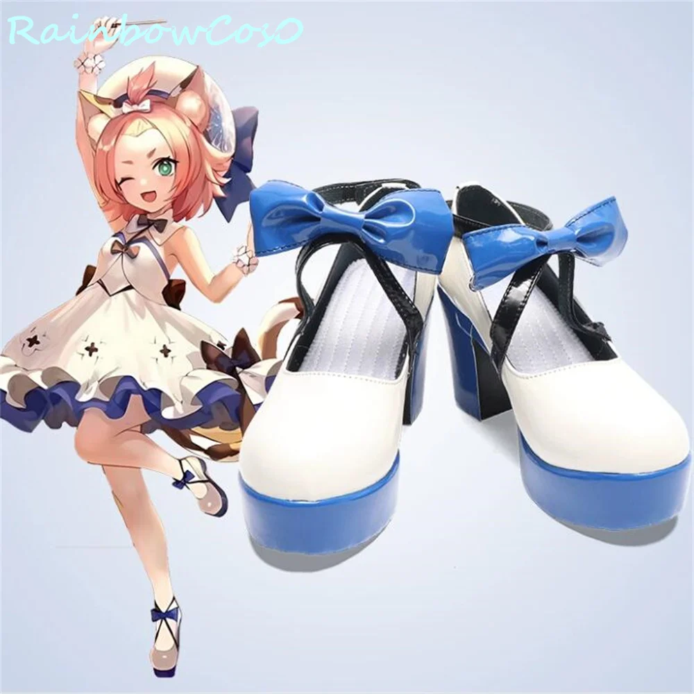 

Diona Genshin Impact Cosplay Shoes Boots Game Anime Halloween Christmas RainbowCos0 W3673