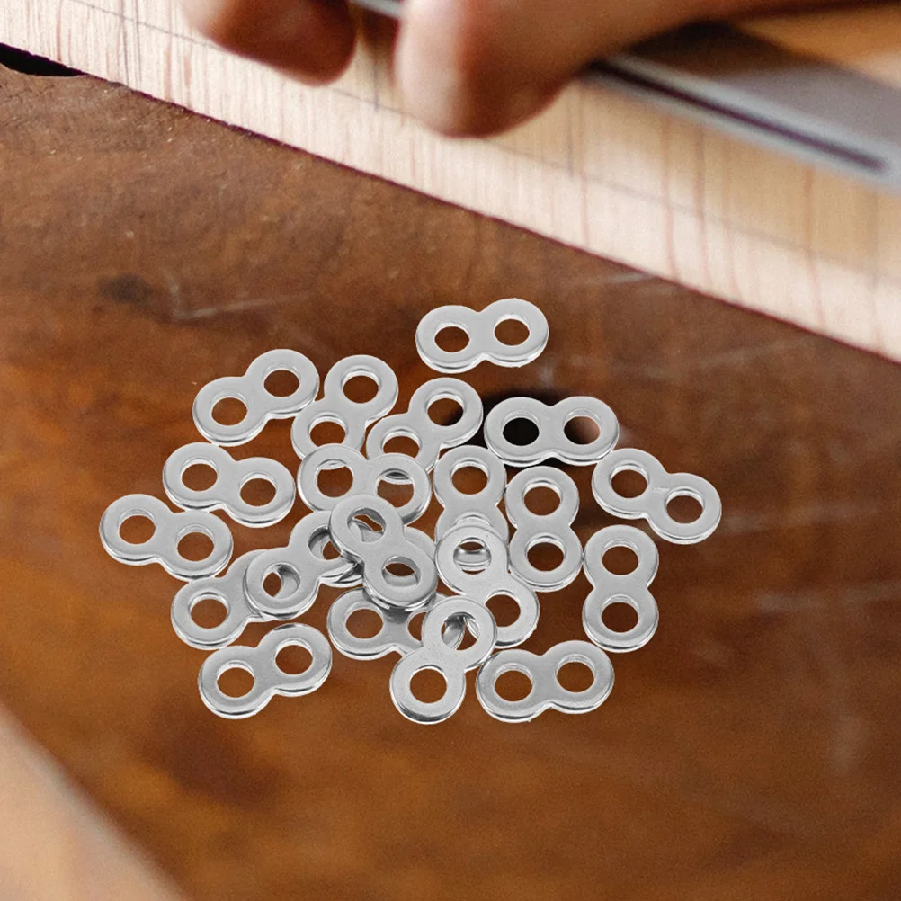 

25Pcs 8 Shaped Fasteners Desktop Stainless Steel Connectors Strong Anti-Deformation Woodworking Projects Essential