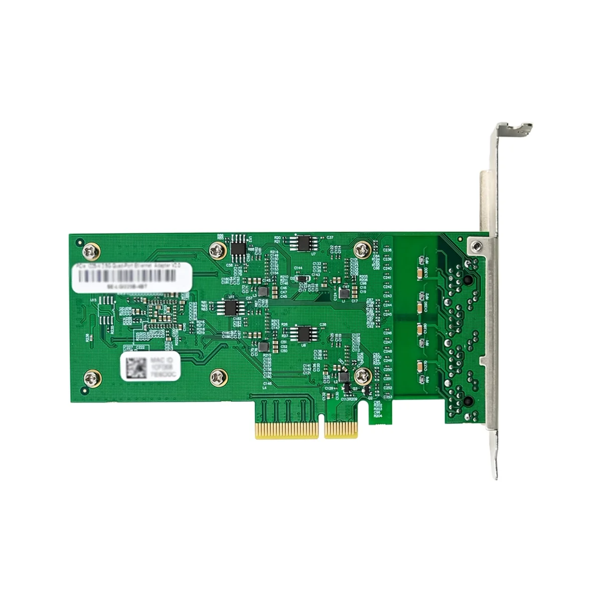 New Tech 2.5G Gigabit Network Card 4 Port RJ45 for I226 Chip PCI-E X4 Server Gigabit Ethernet NIC I226-T4 for Desktop