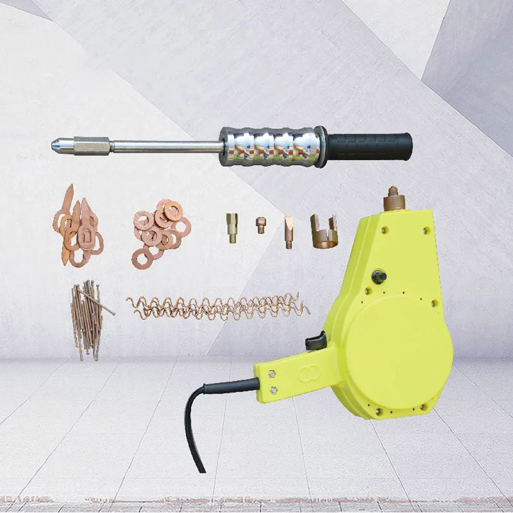 Portable sheet metal repair machine, car depression repair machine, handheld body meson shaping machine, spot welding machine