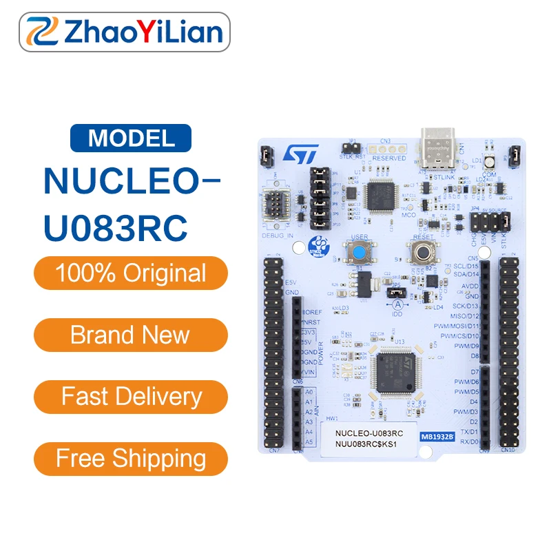 NUCLEO U083RC Development Board For STMicroelectronics STM32U083RC Cortex M0 Plus Mcu