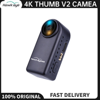 Hawkeye 4K Thumb Cam 2 FPV Camera HD 12MP NTSC/PAL FOV170 with Gyroflow Wi-Fi Remote Recording Low Latency 5-23V for FPV Drone