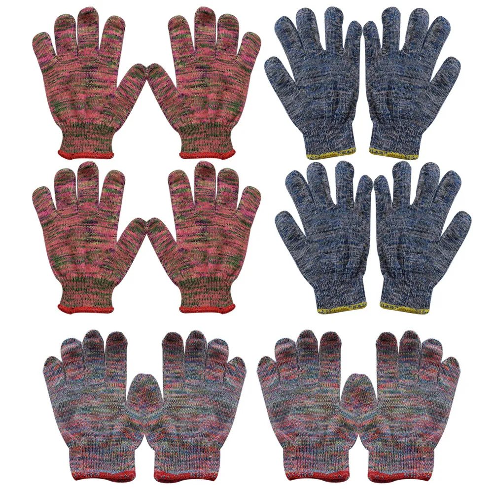 

12Pairs Heavy Duty Gardening Gloves Nylon Non-Slip Breathable Comfortable Work Gloves for Outdoor Garden Landscaping DIY