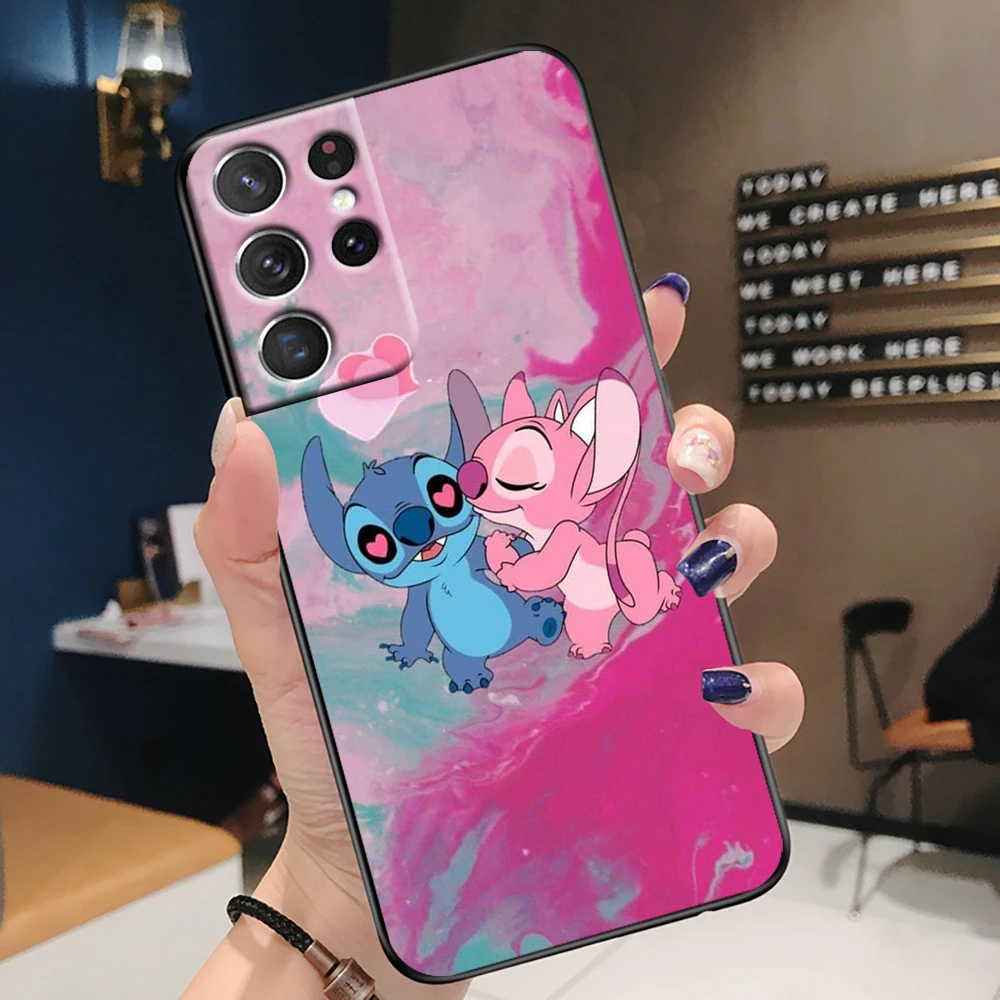 Stitch Abomination For Samsung S23 S22 S21 S20 FE Ultra Pro Lite S10 S10E S9 S8 Plus 5G Black Phone Case Cover