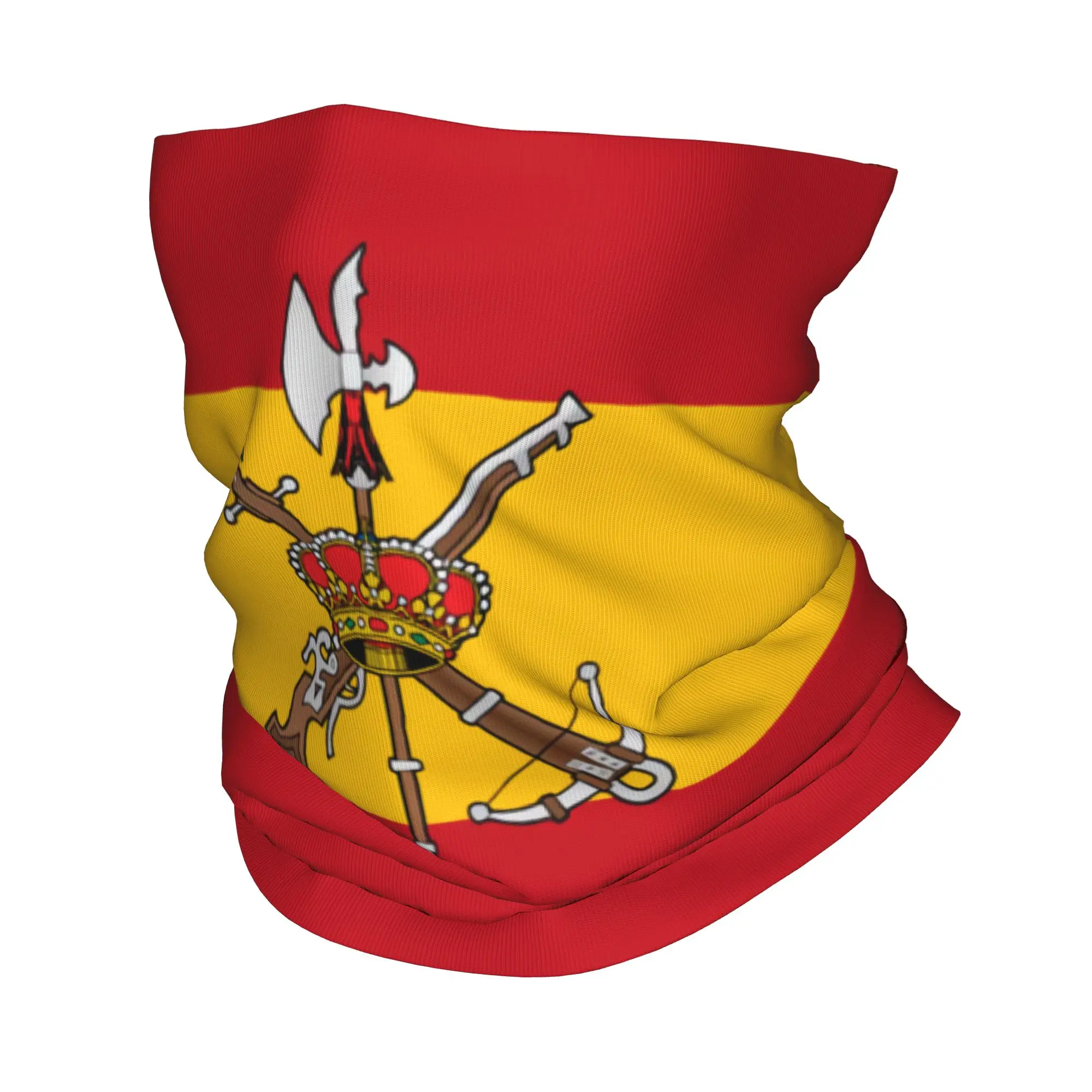 

Изготовленный на заказ флаг испанского легиона, зимняя повязка на голову, теплая повязка на голову для женщин и мужчин, походный шарф для бега, шарф-труба, армейская армейская бандана для лица, гетры