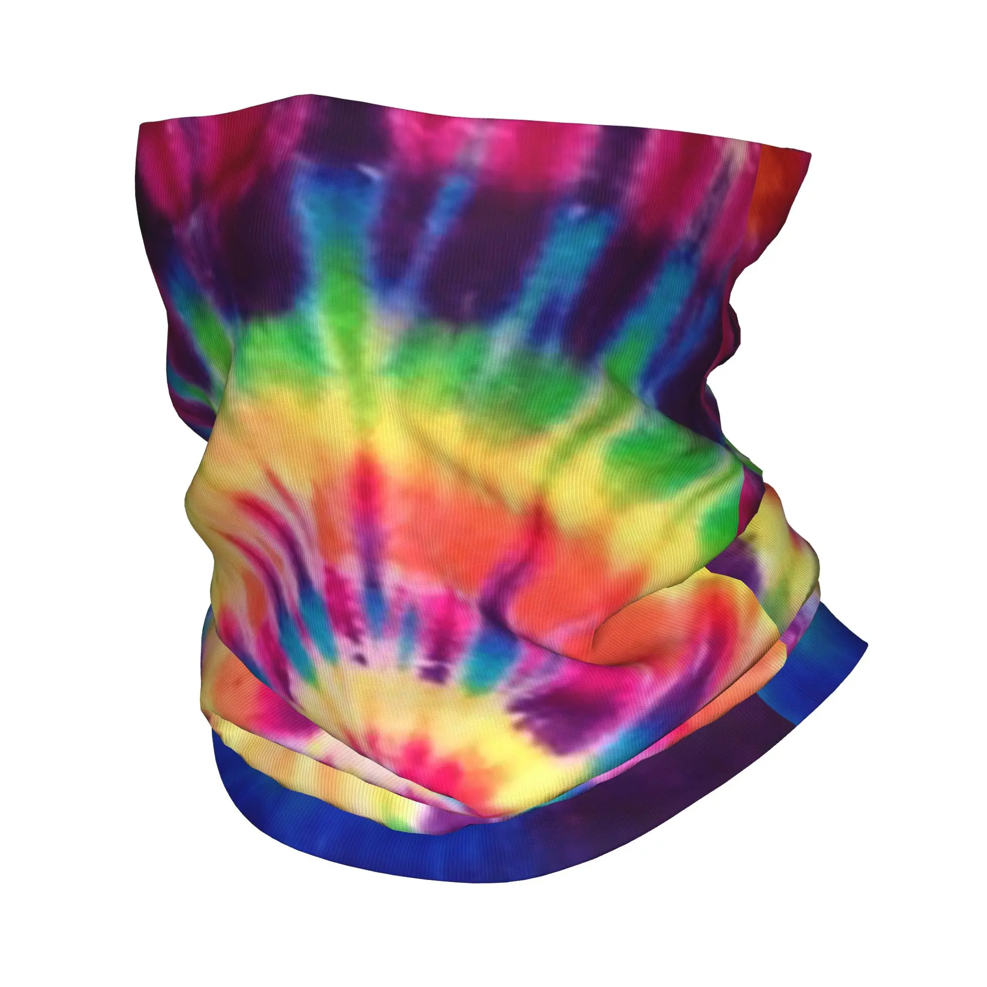 

Tie Dye colorful patterned Bandana Neck Cover Printed Magic Scarf Multi-use Cycling Scarf Running Unisex Adult