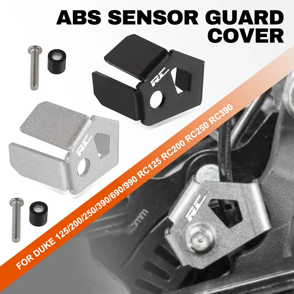 

For Duke 125/200/250/390/690/990 RC125 RC200 RC250 RC390 Motorcycle CNC Accessories Rear ABS Sensor Guard Protection Cover Part