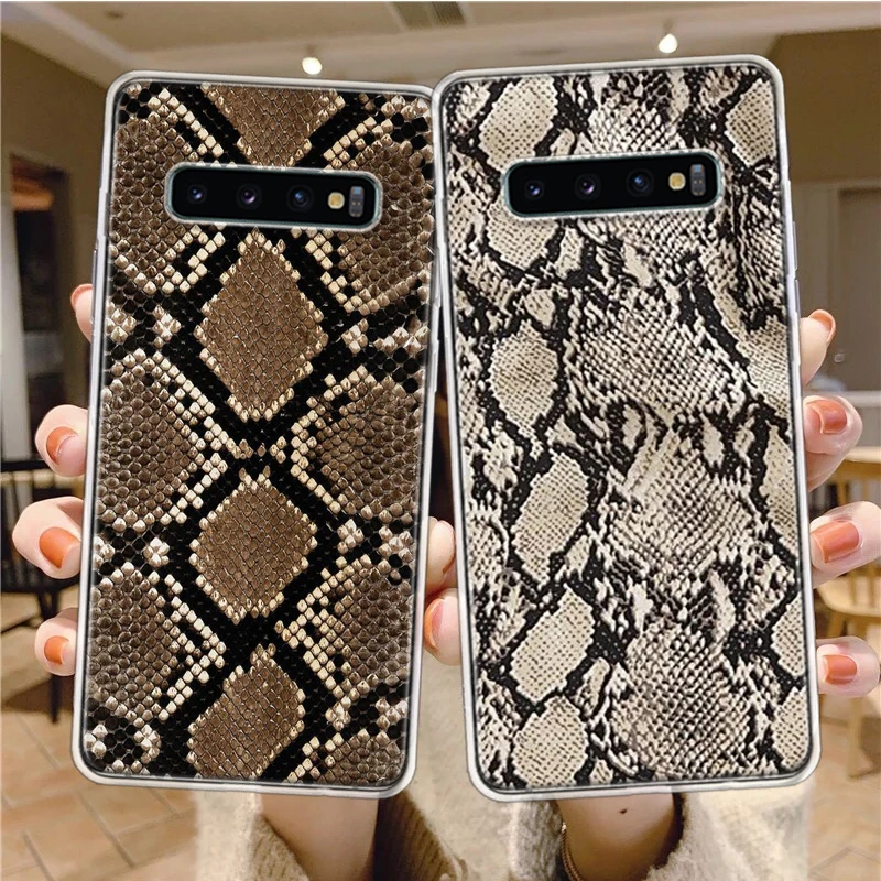 Snakeskin pattern Phone Case For Samsung A15 A25 A35 A55 Galaxy A70 A50 A40 A30 A20 A20E A20S A05S M12 M21 M30 M31 M32 M51 M5