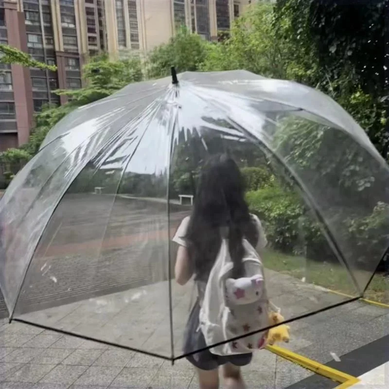 Extra Large Thickened Rain Umbrella  Special Double Use Creative Funny for Many People Home Daily Use Plastic Umbrella