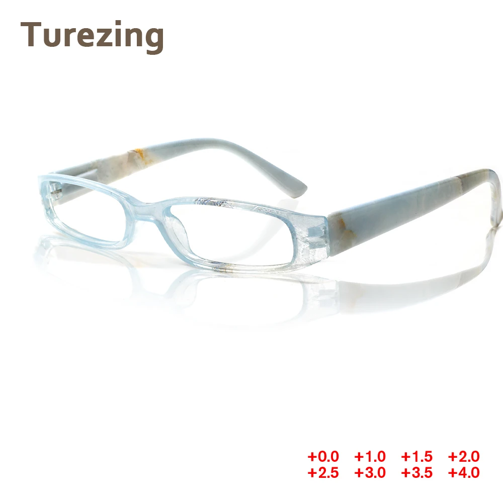 

TUREZING Reading Glasses Chinese Style HD Lenses 3 Pairs Presbyopic Eyewear Prescription Glasses for Women Men Rectangular Frame