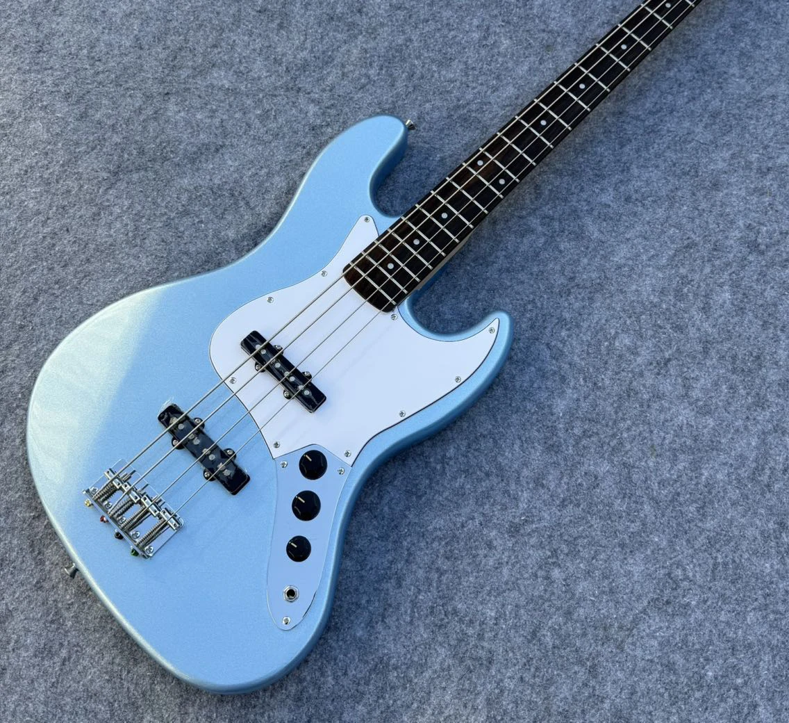 

Гитара с корпусом из дерева эльдер, цвет металлик синий SQ