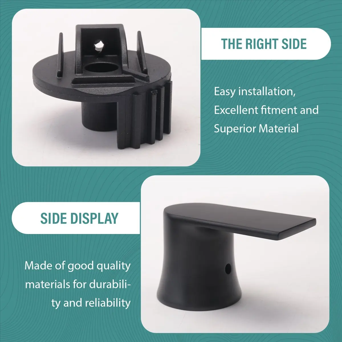 

Смеситель для душа BABQ Genta LX T2471 с регулировкой давления, современный, с ручкой-рычагом, требуется клапан, T2471BN