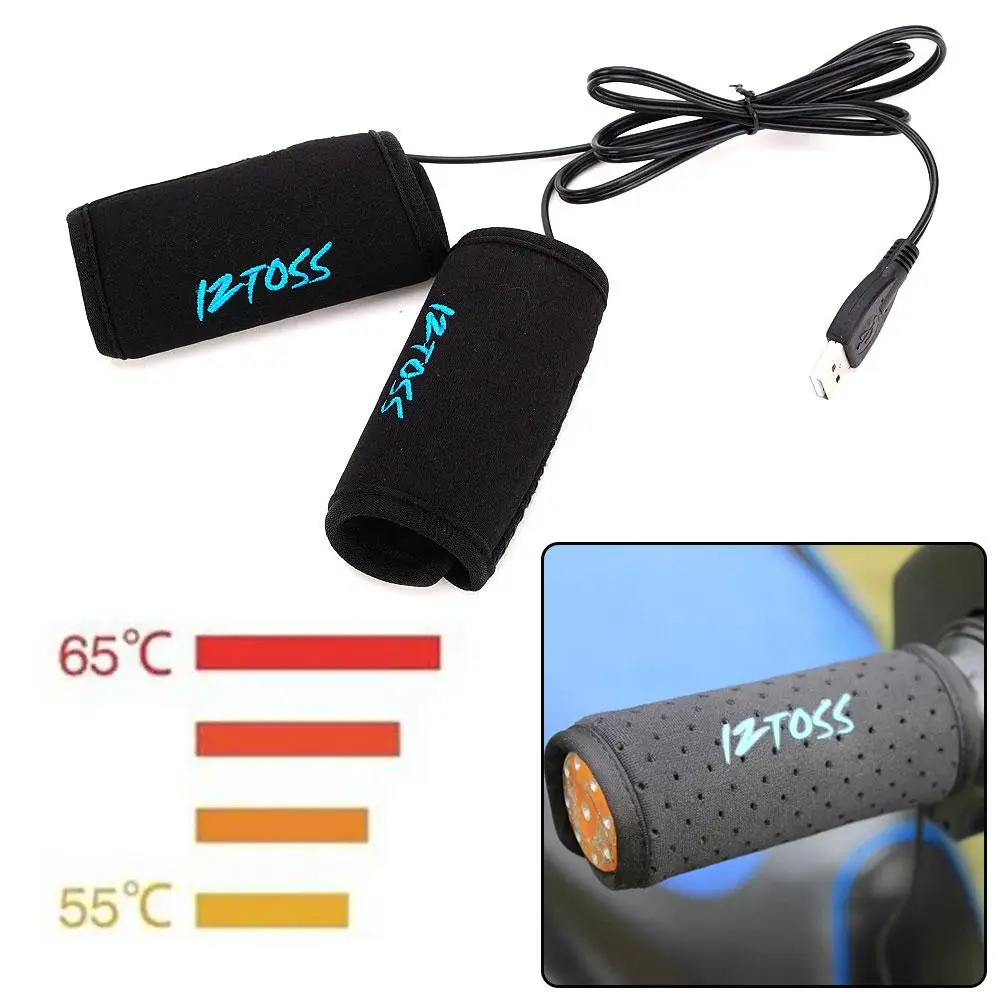 Motocicleta USB aquecida apertos, guidão, aquecida Control Cover, Grip Warmer, interruptores de temperatura, acessórios, inverno, G1V5