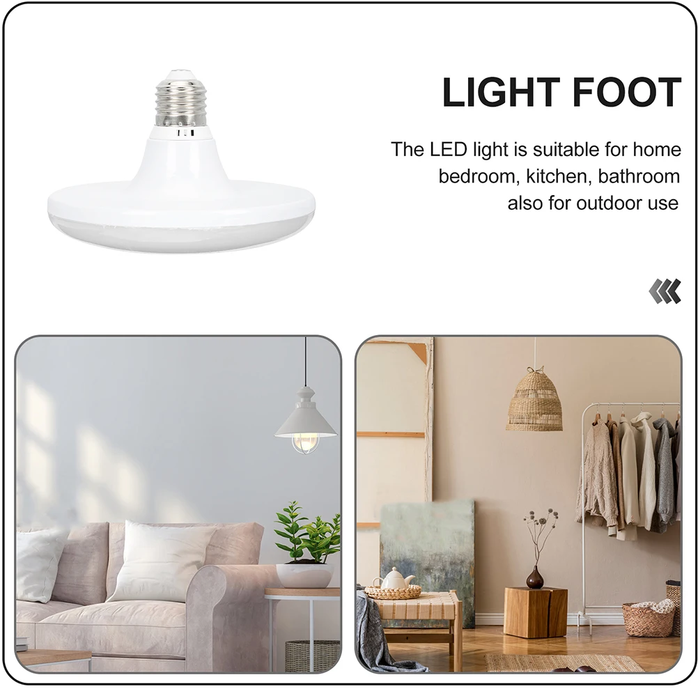 

Led Flying Saucer Light Bulb High Power E27 Large Luminous Area Warm Light Heat Resistant For Outdoor Night Market Shopping Mall