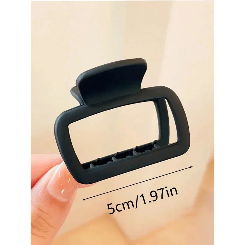 2026 Fashion Women\'s Square Lightweight Hair Claw Clip Fashionable Elegant Hair Accessory Clip Suitable Hair Styling Makeup