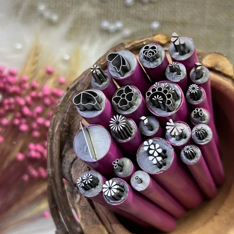 4/6/10pcs Nail Art Stamp Pen Floral Butterfly Pattern Nail Graffiti Pen Drawing Nail Brush Stamp Pen Manicure Tool  Dropshipping