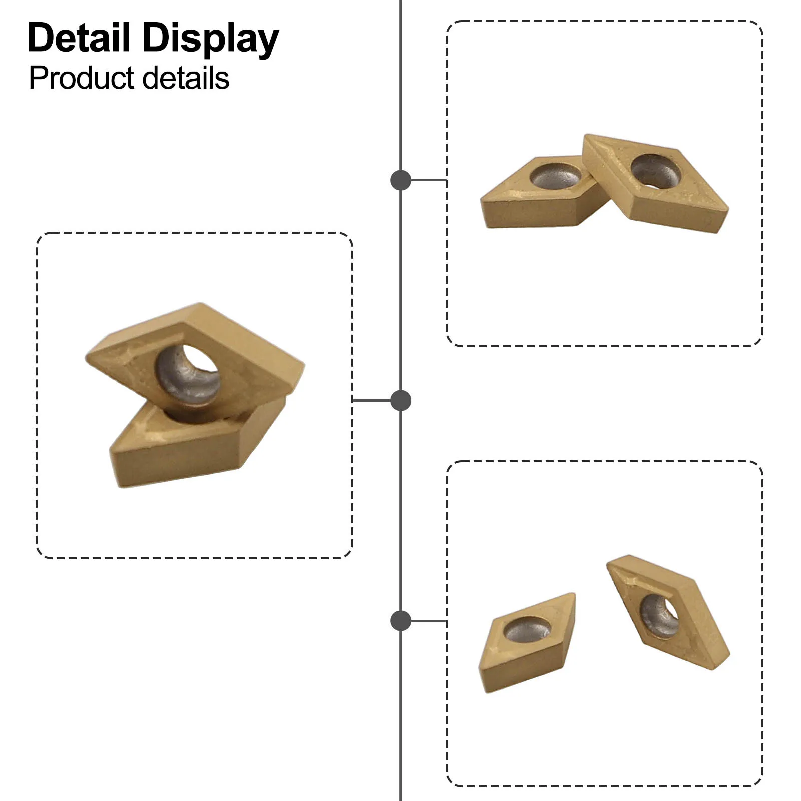 

Blade Safety Lathe Work Machining Carbide Inserts Carbide Blades Cutting Common Steel Good Toughness Machining Steel