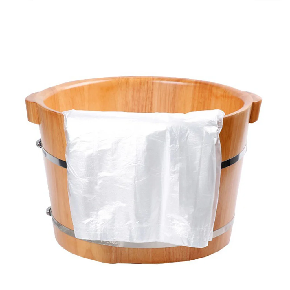 

80pcs 2 Packs /Pack 55X65Cm Foot Bath Bags Disposable Plastic Foot Soak Pouch Thickened Pedicure Supplies Pe Footcare Bags For