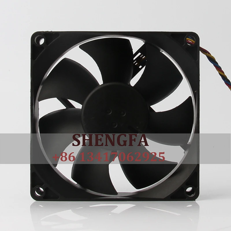 PVA080G12H Case Cooling Fan DC12V 0.60A 80X80X25mm 8CM 8025 4-wire Axial Flow Centrifugal Ventilation Exhaust Ducted