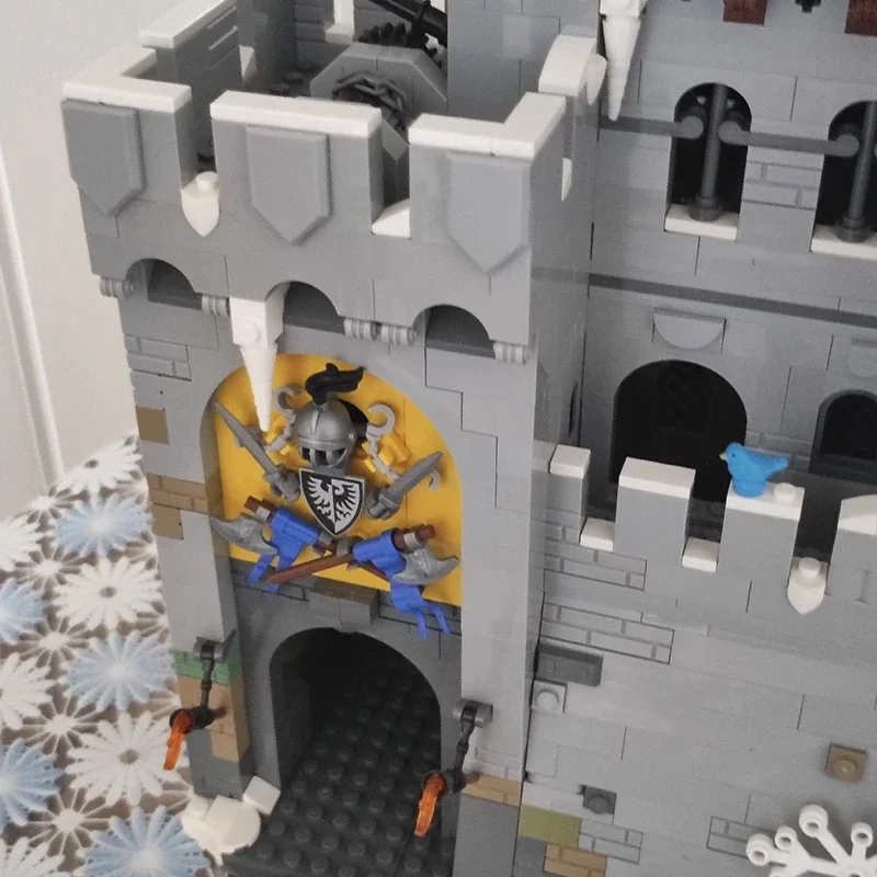 3995 Pieces Fortress Building Blocks Set Construction Bricks Toy Architecture Model Adults Birthday Christmas Gifts