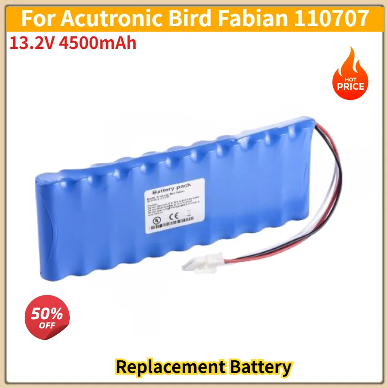 13.2V 4500mAh Battery for Acutronic Bird Fabian 110707 Brand New High Quality Replacement Battery